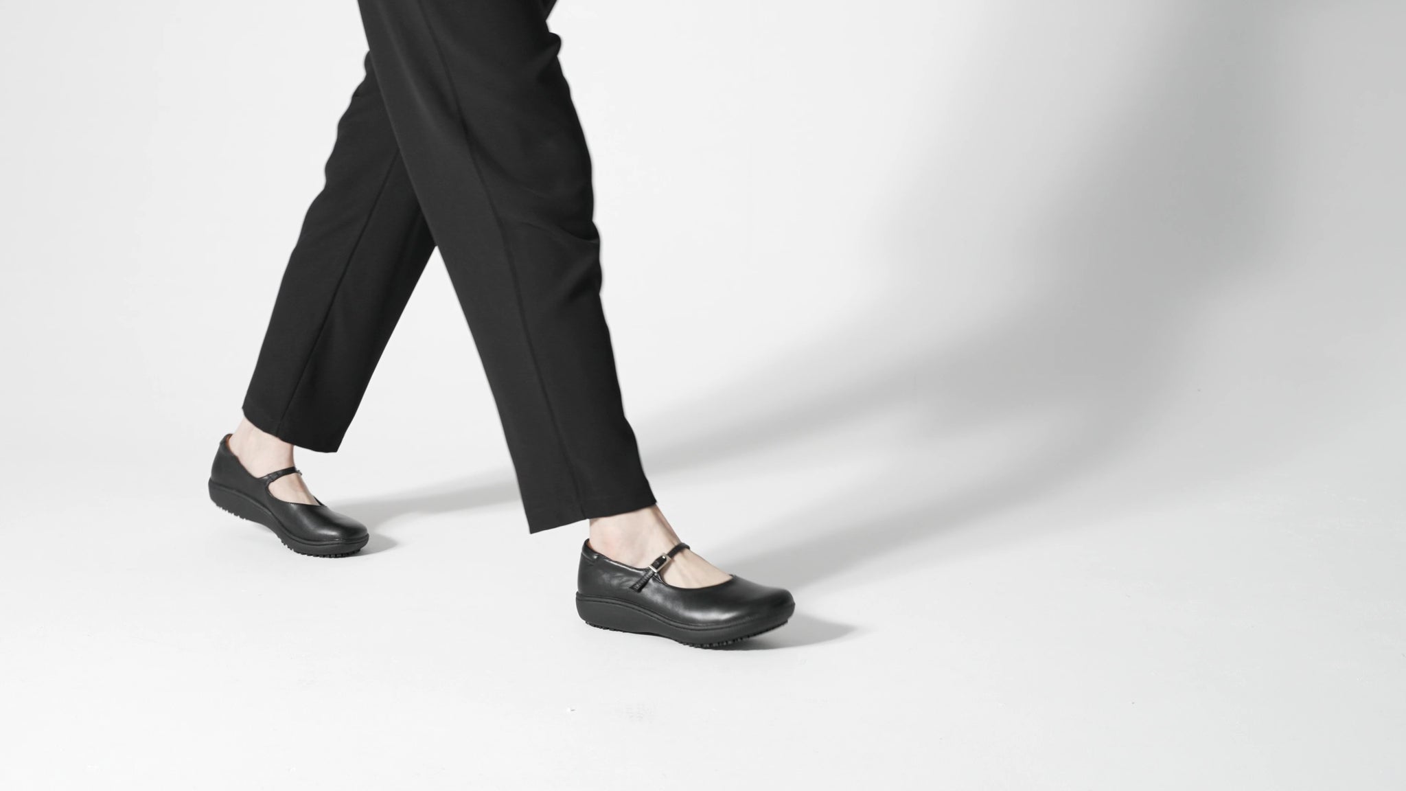 The Mary Jane II from Shoes For Crews are slip-resistant dress shoes designed to provide comfort throughout the day, product video.