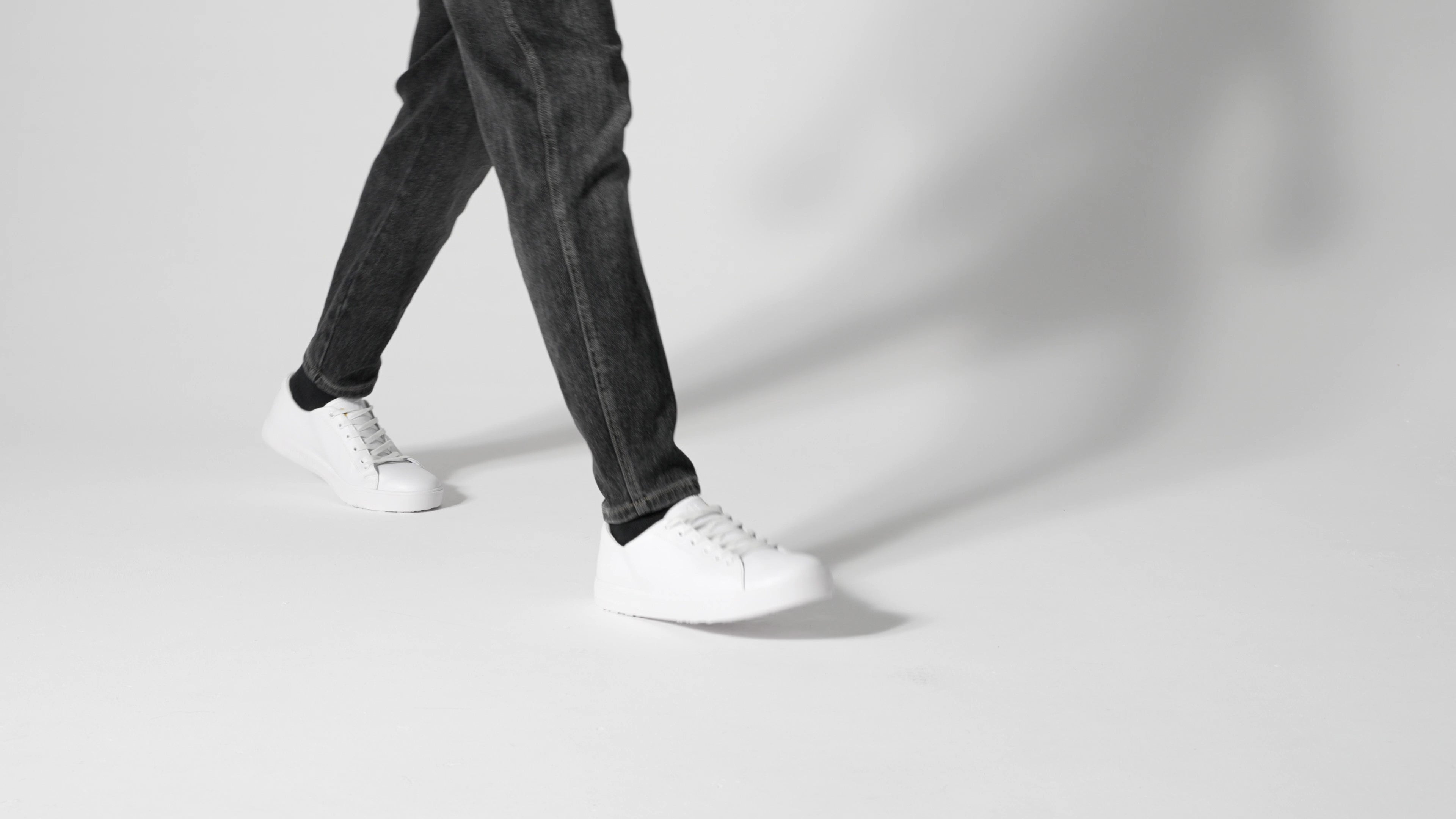 The Old School Low-Rider White from Shoes For Crews is a slip resistant lace-up designed to provide comfort throughout the day, product video.